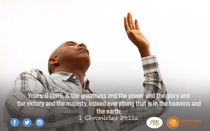 Uplifting God minimized your challenges before your eyes !