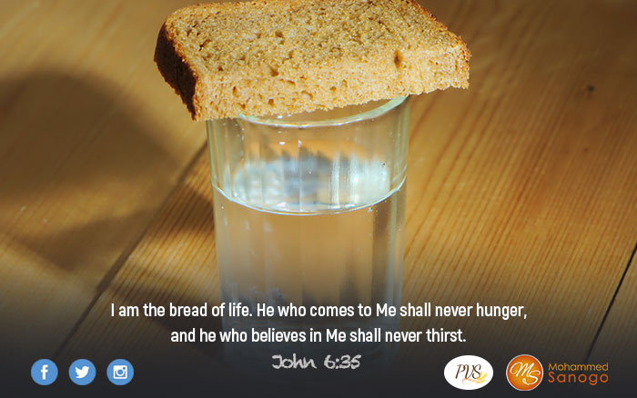 Seek the best bread and water: you will be satisfied !