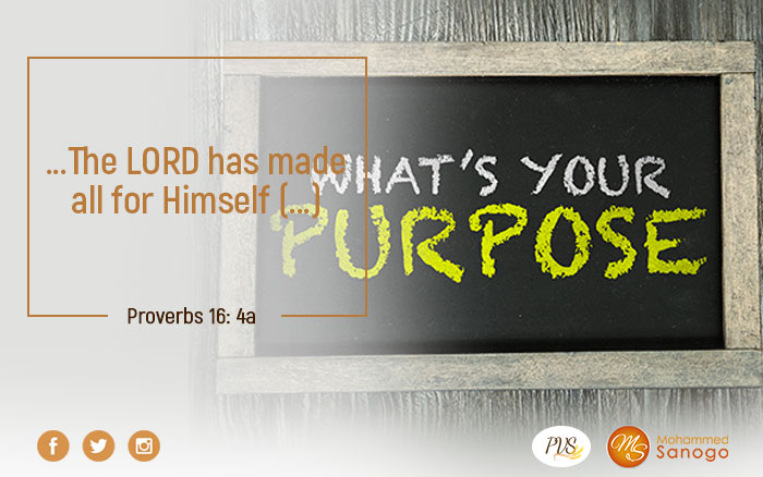 You have been created for a purpose !